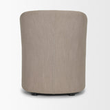 Sondra Gray Barrel Back Dining Arm Chair - Ornate Home