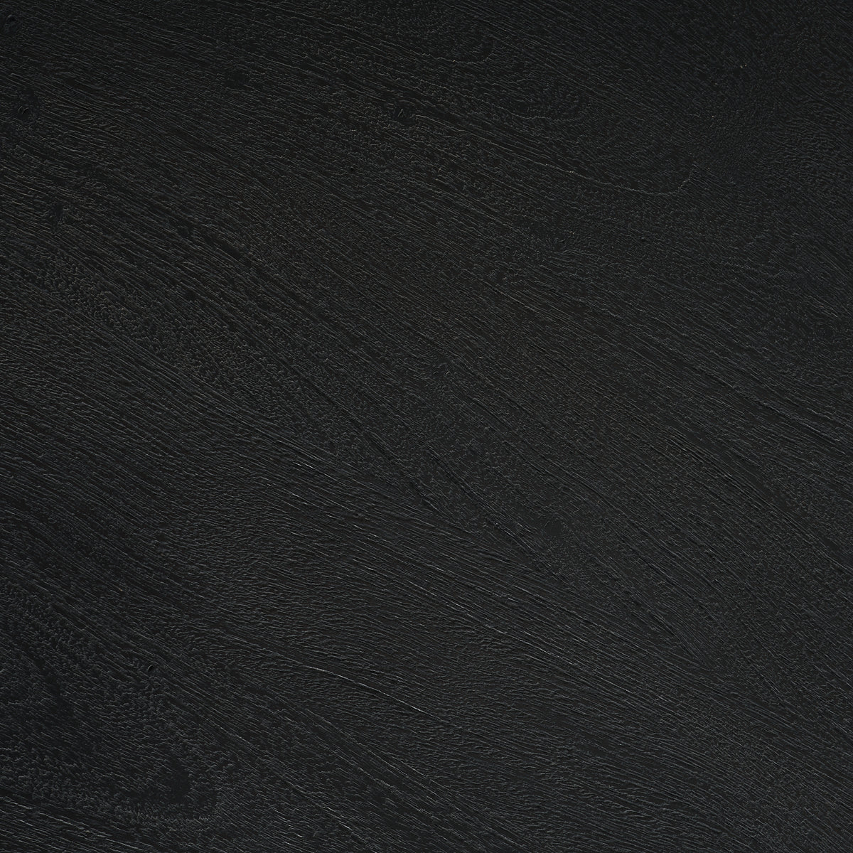 Sonel Matte Black Wood Pedestal Foyer Table