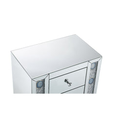Sonia Mirrored & Faux Agate Accent Table - Ornate Home