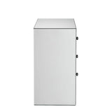 Sonia Mirrored & Faux Agate Accent Table - Ornate Home