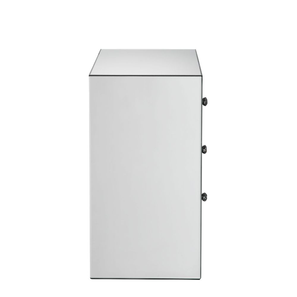 Sonia Mirrored & Faux Agate Accent Table - Ornate Home