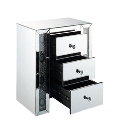 Sonia Mirrored & Faux Agate Accent Table - Ornate Home