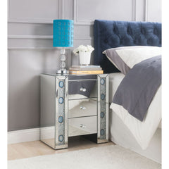 Sonia Mirrored & Faux Agate Accent Table - Ornate Home