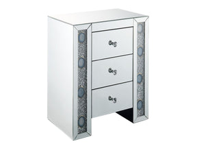 Sonia Mirrored & Faux Agate Accent Table - Ornate Home