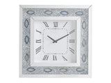 Sonia Mirrored & Faux Agate Wall Clock - Ornate Home