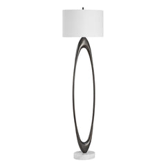 Sonic Bronze Open Oval Floor Lamp - Ornate Home