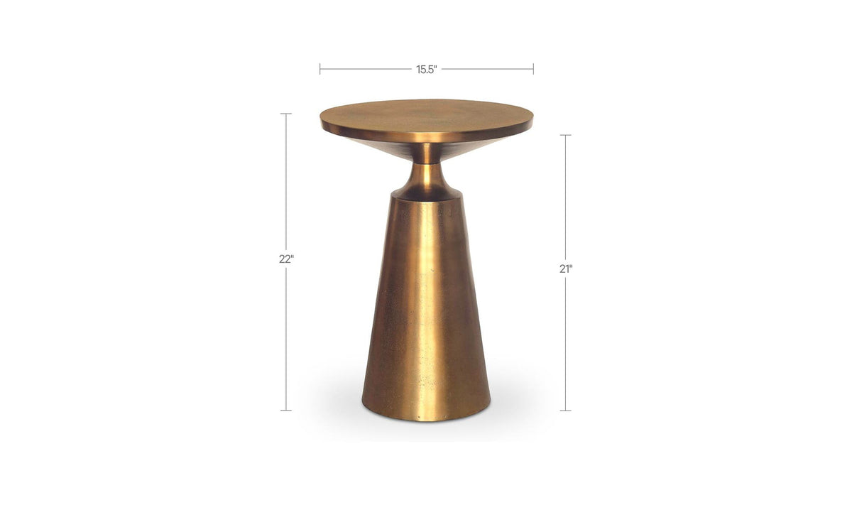 Sonja Brass Accent Table - Ornate Home