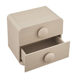 Sonnet Ash 2-Drawer Nightstand - Ornate Home