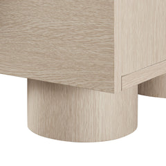 Sonnet Ash 2-Drawer Nightstand - Ornate Home