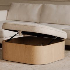 Sonny Ash Ottoman - Ornate Home