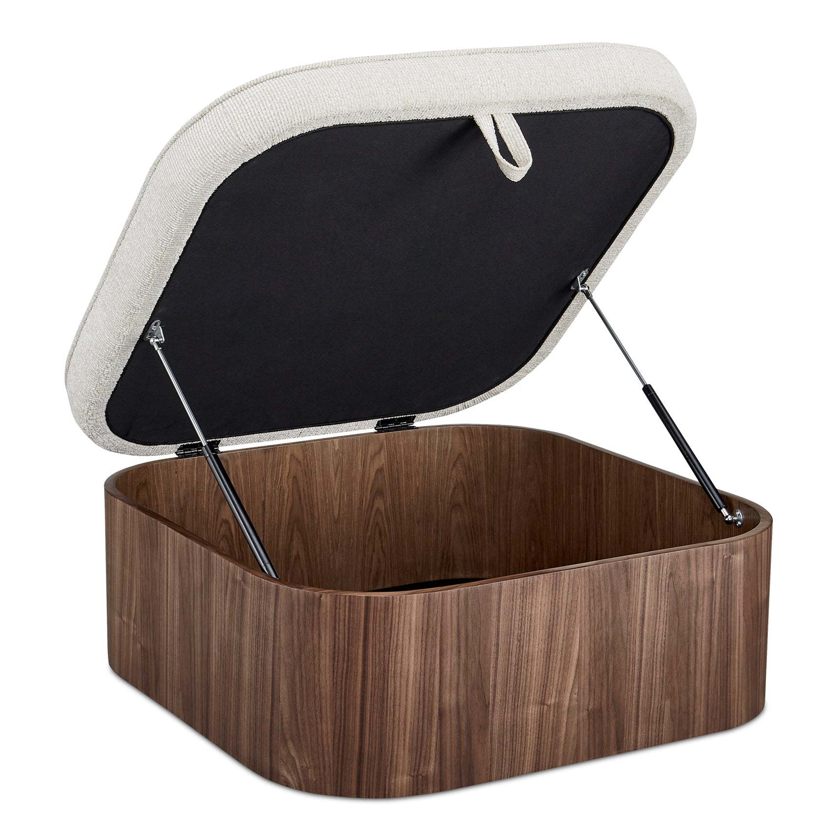 Sonny Walnut Ottoman - Ornate Home