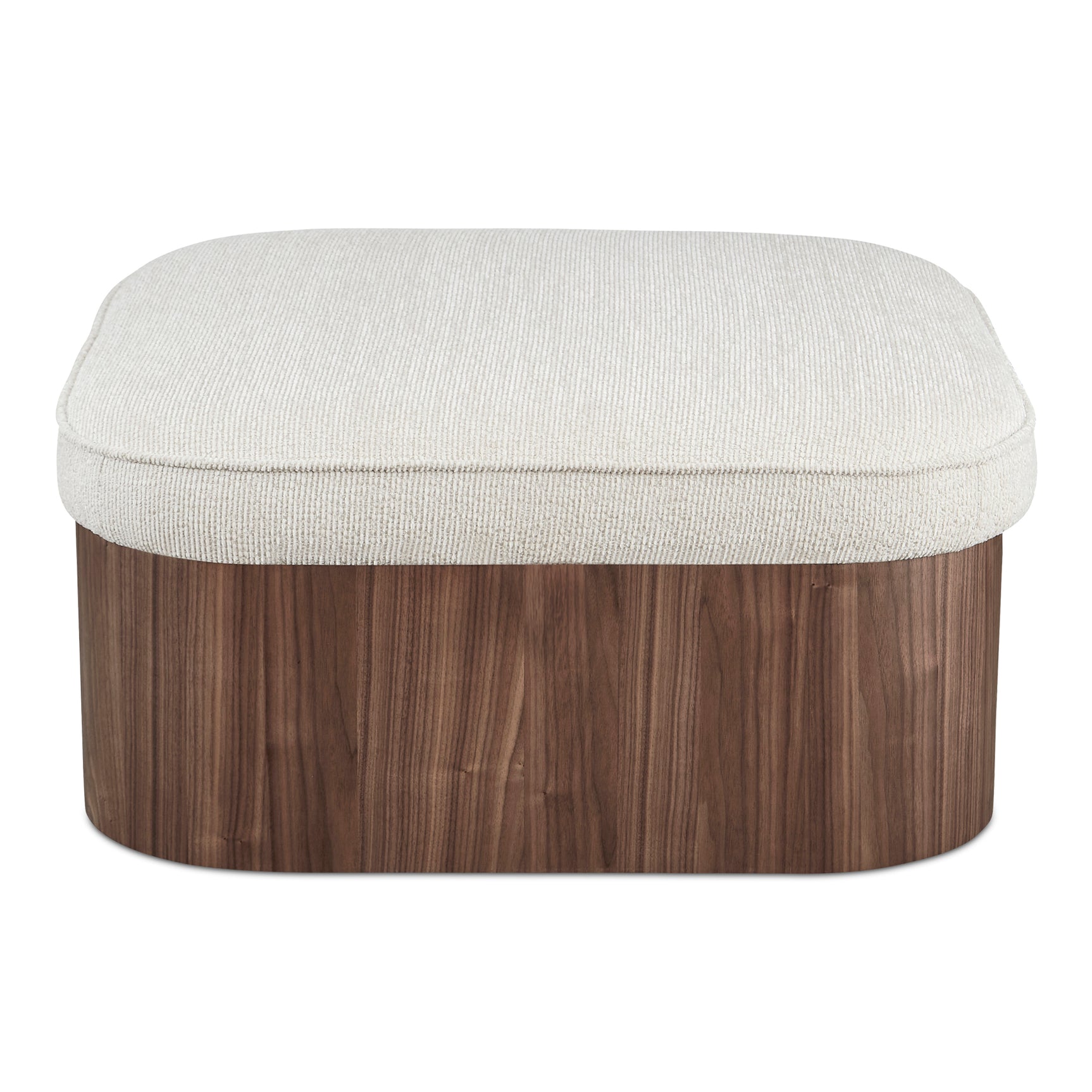 Sonny Walnut Ottoman - Ornate Home