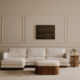 Sonny Walnut Ottoman - Ornate Home