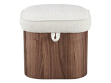 Sonny Walnut Stool - Ornate Home