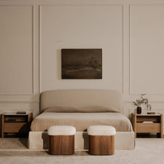 Sonny Walnut Stool - Ornate Home