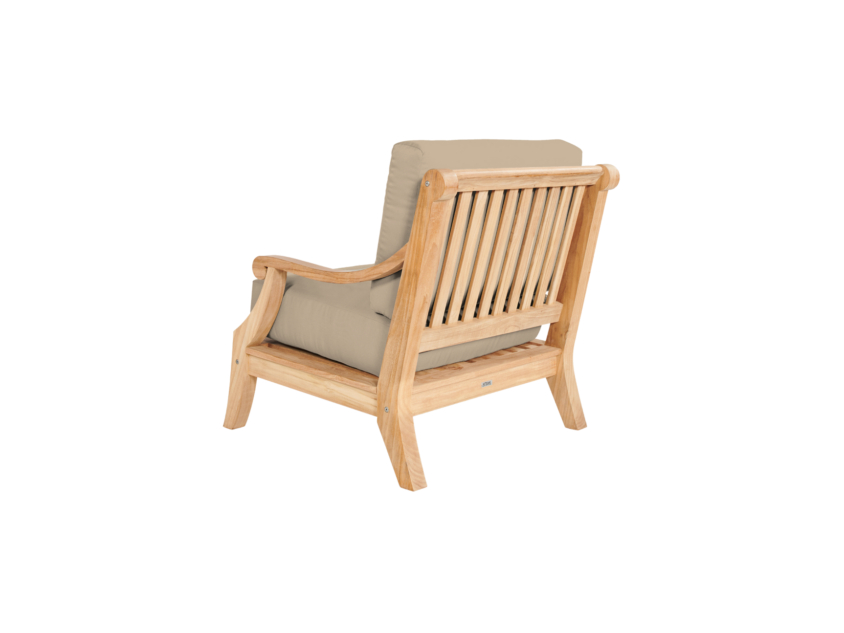 Sonoma 4-Piece Teak Fawn Outdoor Patio Deep Seating Set with Sunbrella® Cushion - Ornate Home