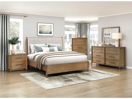 Sonoma Brown/Light Gray 5-Piece Queen Bedroom Set - Ornate Home