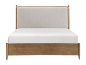 Sonoma Brown / Light Gray Eastern King Platform Bed - Ornate Home
