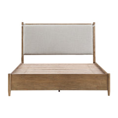 Sonoma Brown / Light Gray Queen Platform Bed - Ornate Home
