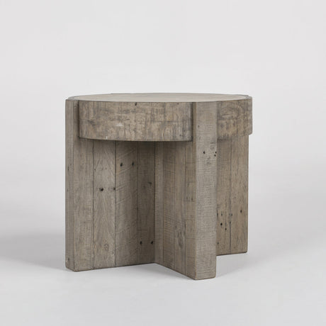 Sonoma Distressed Gray/Weathered Chalk End Table - Ornate Home