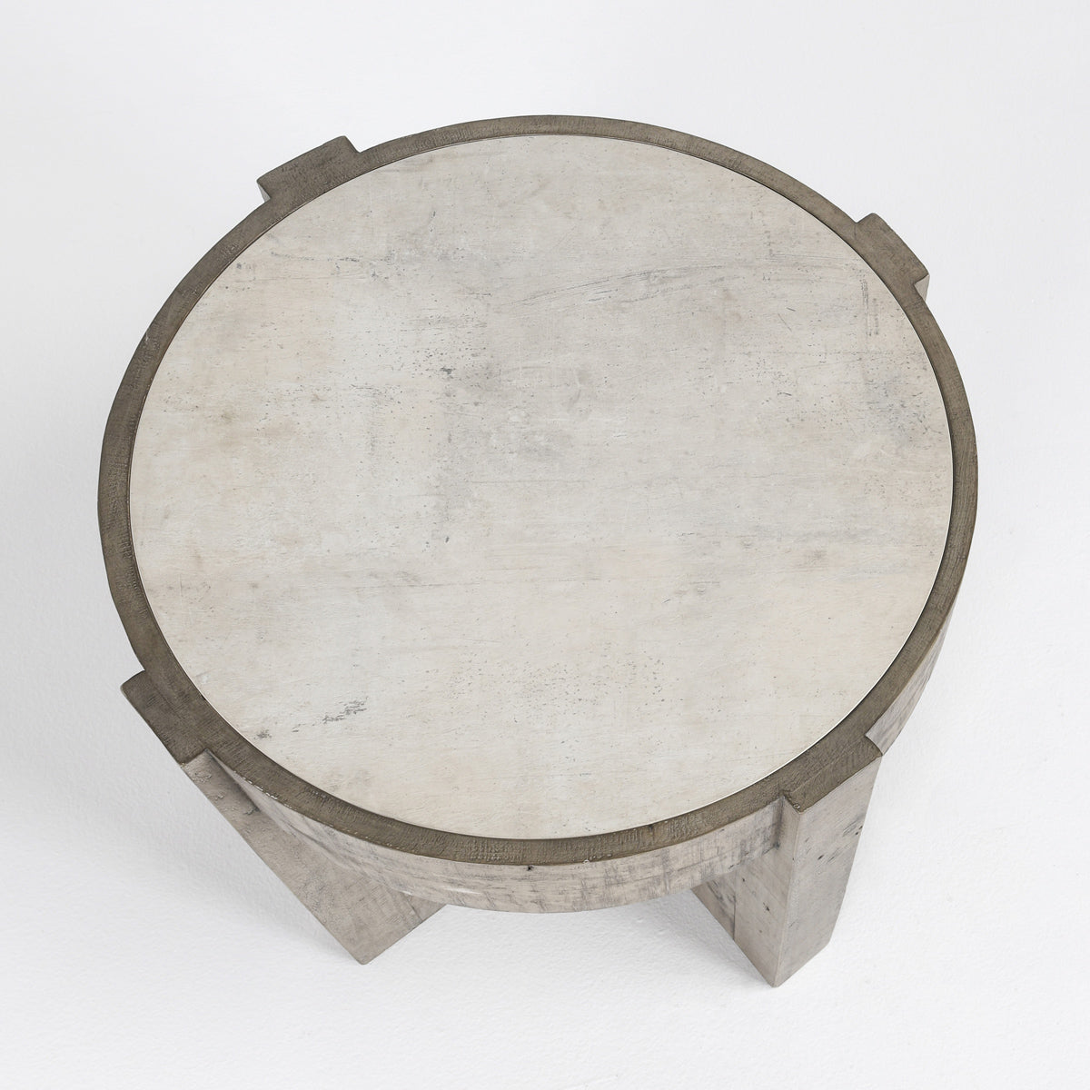 Sonoma Distressed Gray/Weathered Chalk End Table - Ornate Home