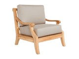 Sonoma Teak Antique Beige Outdoor Club Chair with Sunbrella® Cushion - Ornate Home