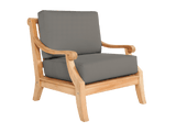 Sonoma Teak Charcoal Outdoor Club Chair with Sunbrella® Cushion - Ornate Home
