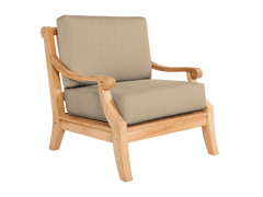 Sonoma Teak Fawn Outdoor Club Chair with Sunbrella® Cushion - Ornate Home