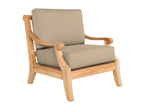 Sonoma Teak Fawn Outdoor Club Chair with Sunbrella® Cushion - Ornate Home