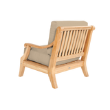 Sonoma Teak Fawn Outdoor Club Chair with Sunbrella® Cushion - Ornate Home