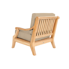 Sonoma Teak Fawn Outdoor Club Chair with Sunbrella® Cushion - Ornate Home