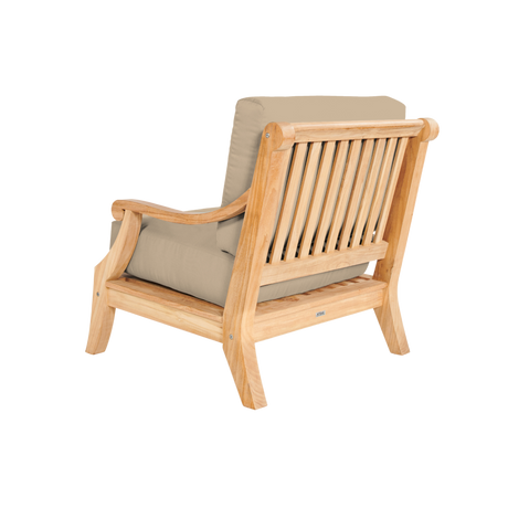 Sonoma Teak Fawn Outdoor Club Chair with Sunbrella® Cushion - Ornate Home