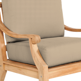 Sonoma Teak Fawn Outdoor Club Chair with Sunbrella® Cushion - Ornate Home