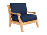 Sonoma Teak Navy Outdoor Club Chair with Sunbrella® Cushion - Ornate Home