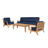 Sonoma Teak Navy Outdoor Club Chair with Sunbrella® Cushion - Ornate Home