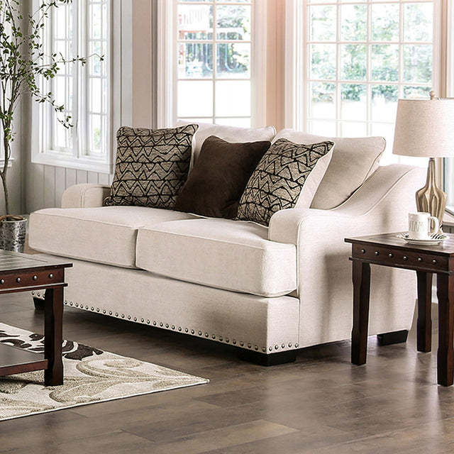 Sonora Beige Loveseat - Ornate Home