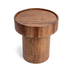 Sonora Harvest Mill 22" Round End Table
