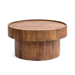 Sonora Harvest Mill 32" Round Coffee Table - Ornate Home