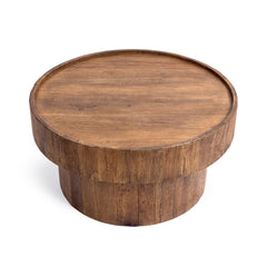 Sonora Harvest Mill 32" Round Coffee Table - Ornate Home