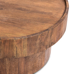 Sonora Harvest Mill 32" Round Coffee Table - Ornate Home