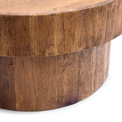 Sonora Harvest Mill 32" Round Coffee Table - Ornate Home