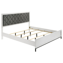 Sonora White 4-piece California King Bedroom Set - Ornate Home