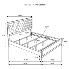Sonora White California King Panel Bed - Ornate Home