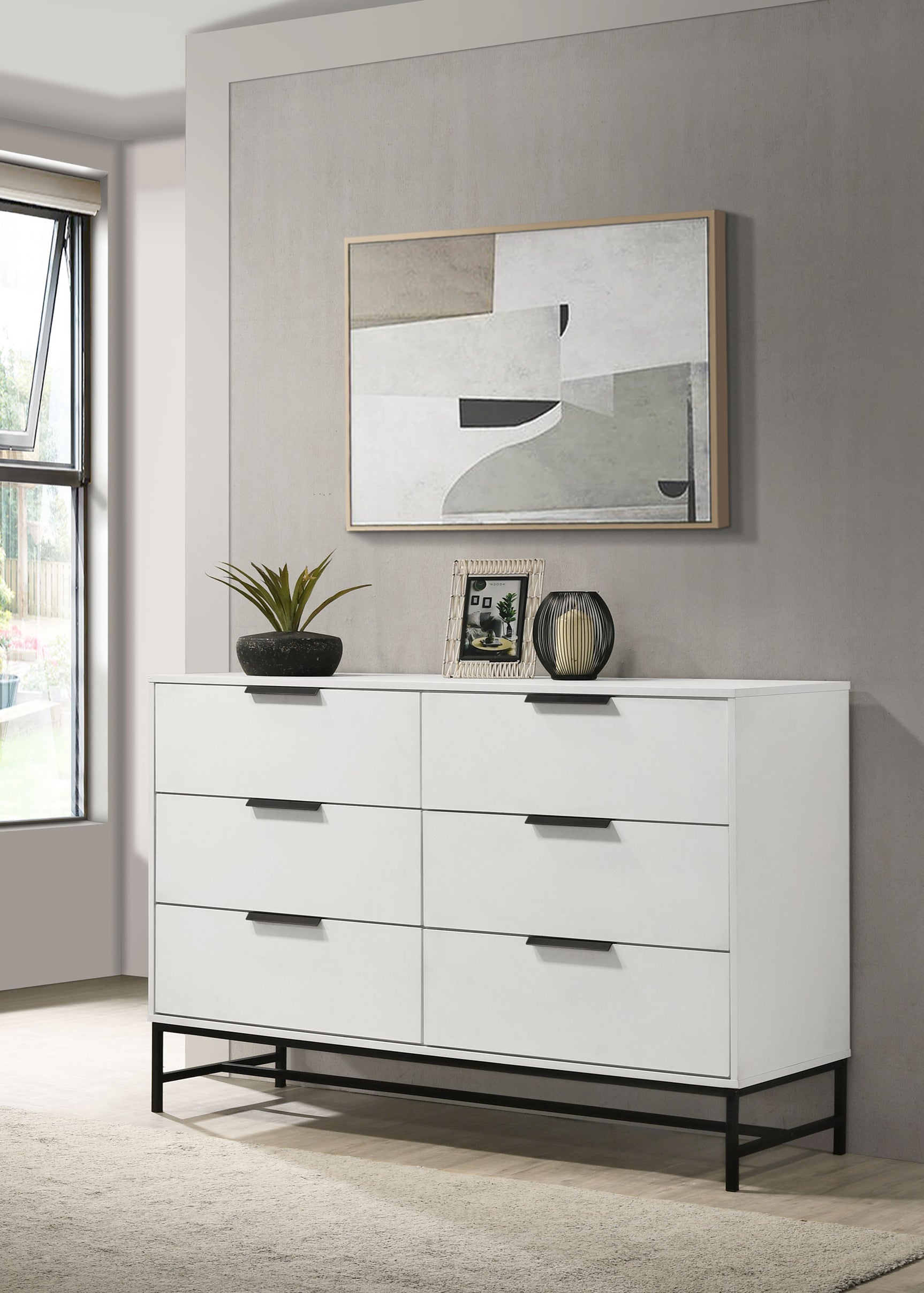Sonora White Dresser - Ornate Home