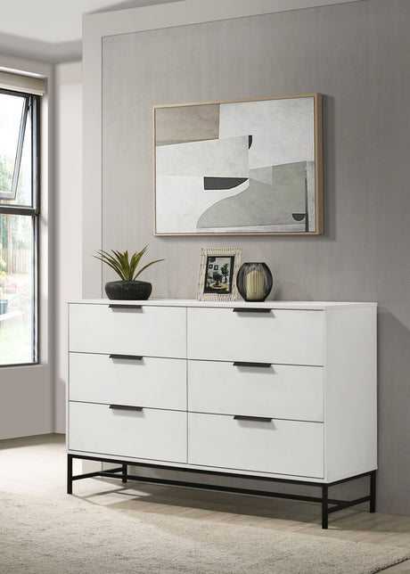 Sonora White Dresser - Ornate Home