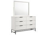 Sonora White Dresser and Mirror - Ornate Home