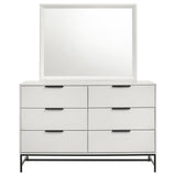 Sonora White Dresser and Mirror - Ornate Home
