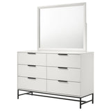 Sonora White Dresser and Mirror - Ornate Home