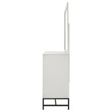 Sonora White Dresser and Mirror - Ornate Home