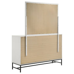 Sonora White Dresser and Mirror - Ornate Home